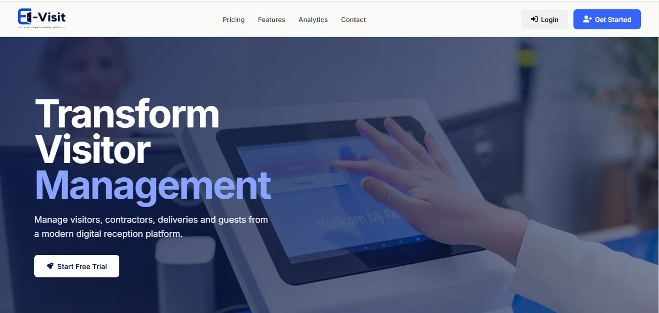 E-Visit screenshot